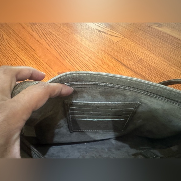 Karoo Classic Genuine Ostrich Leather Handbag made in South Africa. - Picture 6 of 8